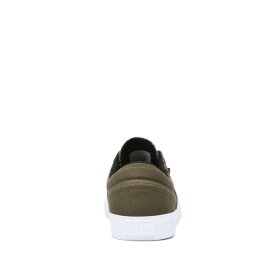 Womens Supra Low Top Shoes COBALT Olive/Black/white | AU-10642